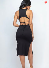 Load image into Gallery viewer, Open Back Midi Dress