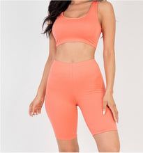 Load image into Gallery viewer, Crop Tank Top & Shorts Set