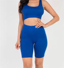 Load image into Gallery viewer, Crop Tank Top & Shorts Set